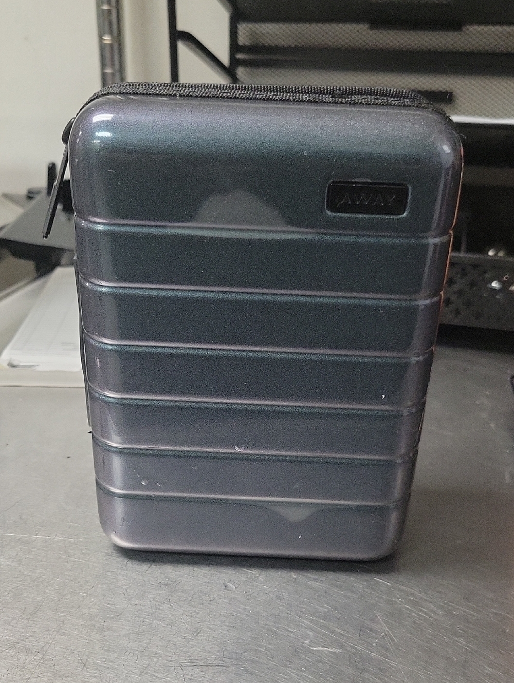 Away Portable Hard Shell Electronics Case - Metallic Green